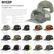 Richardson Snapback Trucker Hat-Leatherette Patch or Embroid | https://www.bestnamebadges.com
