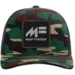 Richardson Snapback Trucker Hat-Leatherette Patch or Embroid | https://www.bestnamebadges.com