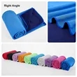 160GSM Cooling Towel With Drawstring Mesh Pouch | https://www.bestnamebadges.com