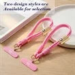 Wrist Strap Phone Lanyard With Patch Tether Tab | https://www.bestnamebadges.com