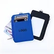 PU Leather ID Badge Holder Wallet With Lanyard | https://www.bestnamebadges.com