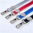 PU Leather ID Badge Holder Wallet With Lanyard | https://www.bestnamebadges.com