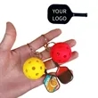 Mini Alloy Pickleball Keychain | https://www.bestnamebadges.com