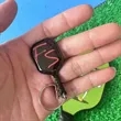 Mini Alloy Pickleball Keychain | https://www.bestnamebadges.com