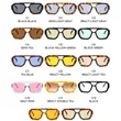 Retro Chic Double Bridge Aviator Sunglasses | https://www.bestnamebadges.com