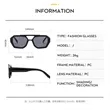 Retro Chic Double Bridge Aviator Sunglasses | https://www.bestnamebadges.com