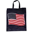 Bulk Patriotic Reusable Shopping Totes - Red, White & Blue | https://www.bestnamebadges.com