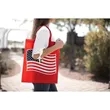 Bulk Patriotic Reusable Shopping Totes - Red, White & Blue | https://www.bestnamebadges.com
