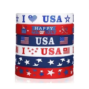 Patriotic Silicone Wristbands