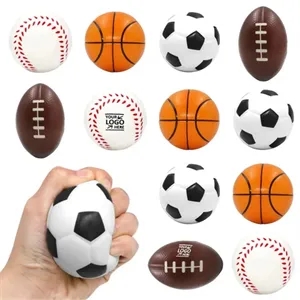 Mini Foam Sports Stress Ball Reliever