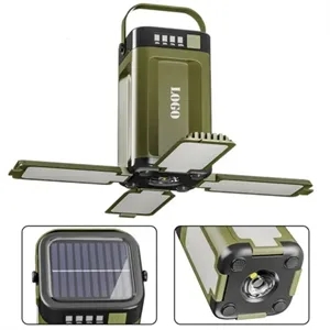 Solar-Powered Adjustable Camping Lantern