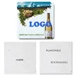 Plantable Square Seed Card | https://www.bestnamebadges.com