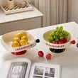 Stylish Drainage Fruit Bowl For Kitchen | https://www.bestnamebadges.com
