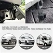 Black Soft Rubber Trailer Hitch Plug Receiver Cover | https://www.bestnamebadges.com