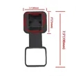 Black Soft Rubber Trailer Hitch Plug Receiver Cover | https://www.bestnamebadges.com