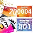 Marathon Runner Bib Tag - Tough & Customizable | https://www.bestnamebadges.com