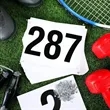 Marathon Runner Bib Tag - Tough & Customizable | https://www.bestnamebadges.com