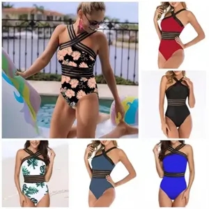 Lace Net Bikini Swimsuit