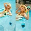 Float n' Sip Acrylic Wine Flute | https://www.bestnamebadges.com