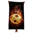 Quick Dry Sublimated Beach Towel | https://www.bestnamebadges.com