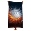 Quick Dry Sublimated Beach Towel | https://www.bestnamebadges.com