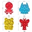 Pop Push Bubble Sensory Keychain | https://www.bestnamebadges.com
