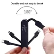 Swiss Army-Style Trio USB Charging Cable | https://www.bestnamebadges.com