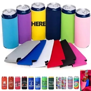 12 Oz Slim Seltzer Can Coolie