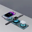 Magnetic 3-in-1 Foldable Wireless Charger | https://www.bestnamebadges.com