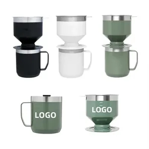 Camp-Style Stainless Steel Pour Over Brewer