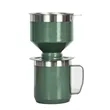 Camp-Style Stainless Steel Pour Over Brewer | https://www.bestnamebadges.com