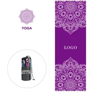 Sublimated Yoga Towel Mat