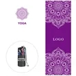 Sublimated Yoga Towel Mat | https://www.bestnamebadges.com