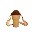 Whimsical Ice Cream Straw Cup | https://www.bestnamebadges.com