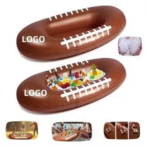 Inflatable Rugby-Themed Ice Cooler Bar
