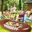 Inflatable Rugby-Themed Ice Cooler Bar | https://www.bestnamebadges.com