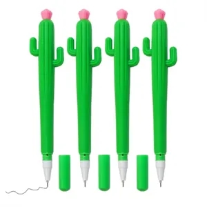 Cute Cactus Gel Pens With Flower Top