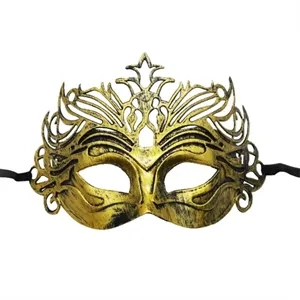 Elegant Venetian Half-Face Mask for Masquerade & Cosplay