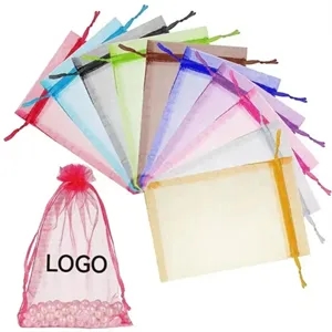 Elegant Organza Drawstring Gift Pouch