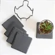Engraved Slate Stone Coasters | https://www.bestnamebadges.com