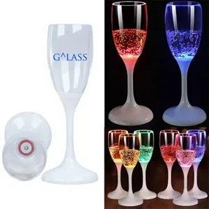 LED Light-Up Champagne Wine Glass