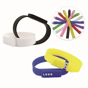 Silicone USB Drive Wristband
