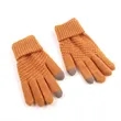 Touchscreen Fleece Knitting Gloves | https://www.bestnamebadges.com