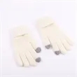 Touchscreen Fleece Knitting Gloves | https://www.bestnamebadges.com