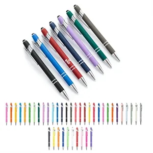 2-in-1 Stylus Soft Touch Ballpoint Pen
