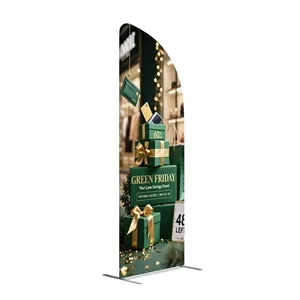 Magnetic Slope Fabric Banner Stand 2 Replace Graphic 3x8ft