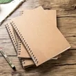 Spiral Kraft Cover Journal | https://www.bestnamebadges.com