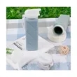 Outdoor Portable Square Silicone Foldable Water Bottle | https://www.bestnamebadges.com