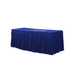 Custom Table Skirts With Top 6ft