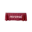 Custom Table Skirts Without Top 8ft | https://www.bestnamebadges.com